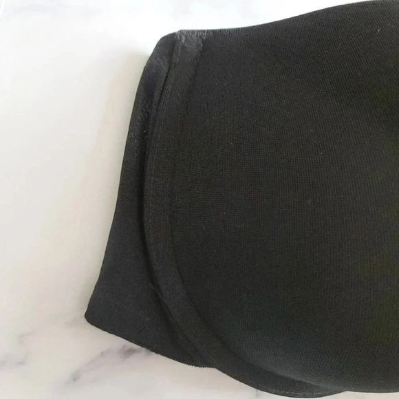 Wacoal Black Strapless Push Up Underwire 55434 Molded Padded Plunge Bra 36C - Picture 3 of 10